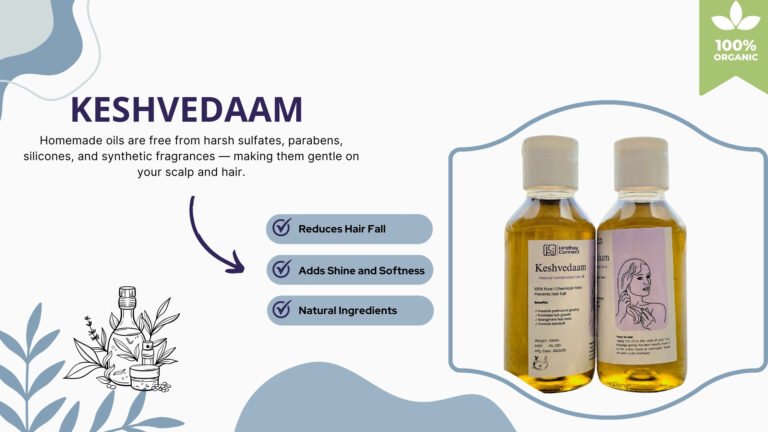 Handmade Ayurvedic Hair Oil for Hair Growth & Damage Repair – Keshvedaam Explained